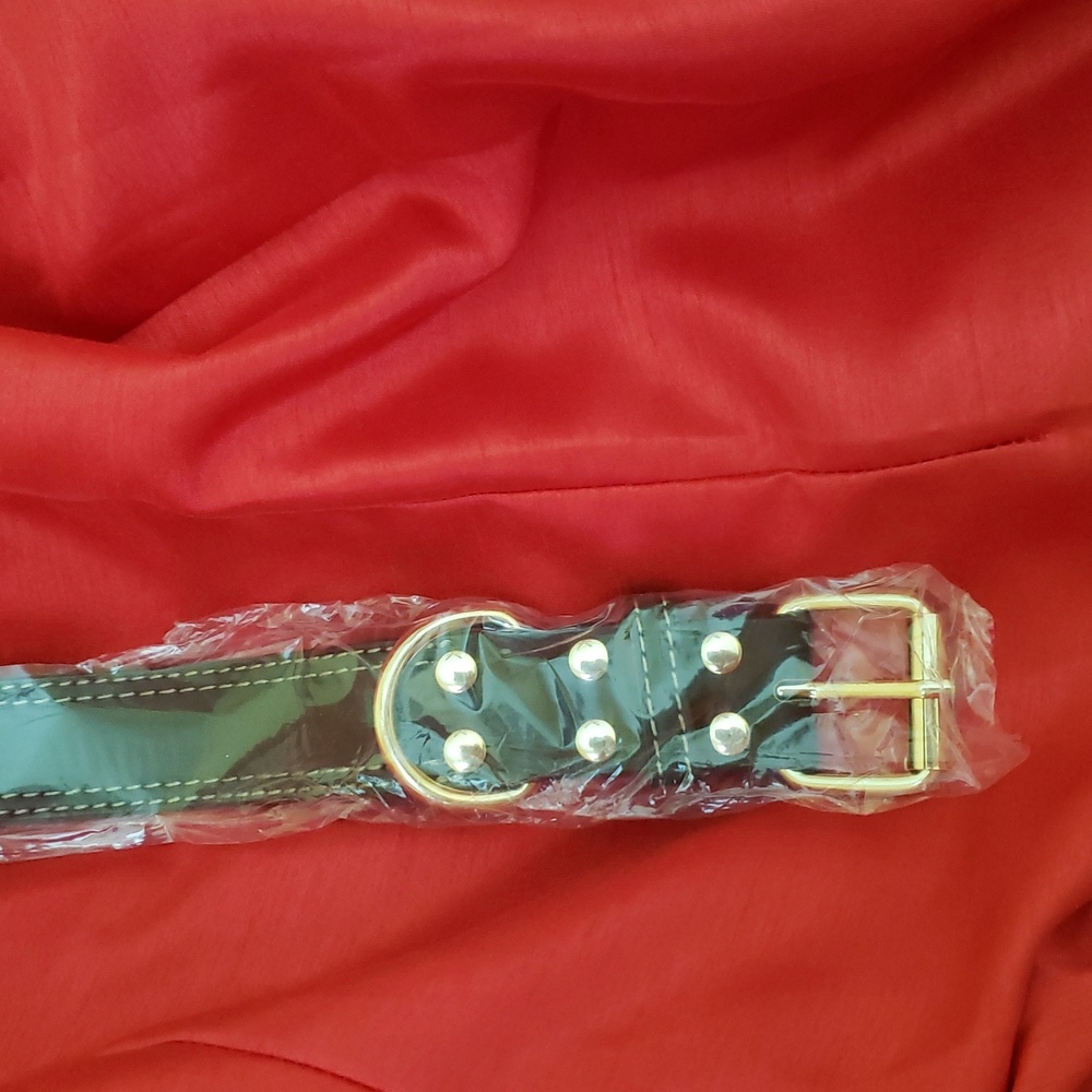 NEW Leather Large Dog Collar - Picture 2 of 9